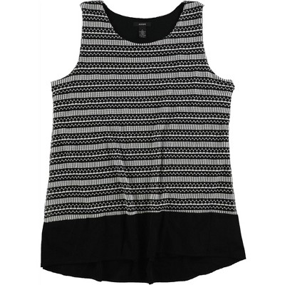 Alfani Womens Hi-Lo Knit Blouse