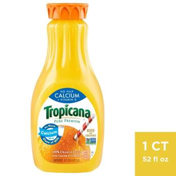 Tropicana Pure Premium Calcium + Vitamin D No Pulp Orange Juice - 52 fl oz