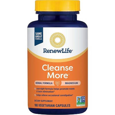 Renew Life Cleanse More Capsule, 100 Ct