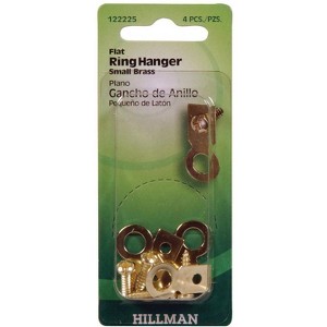 Hillman AnchorWire Steel-Plated Large Ring Hanger 4 pk (Case of 10) - 1 of 1