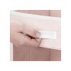 mDesign Fabric Nursery Storage Cube with Front Window, 8 Pack - Pink/White - 4 of 4
