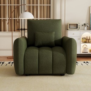 PexFix Modern Lounge Chair with Pillow for Office Living room and Bedroom - 1 of 4