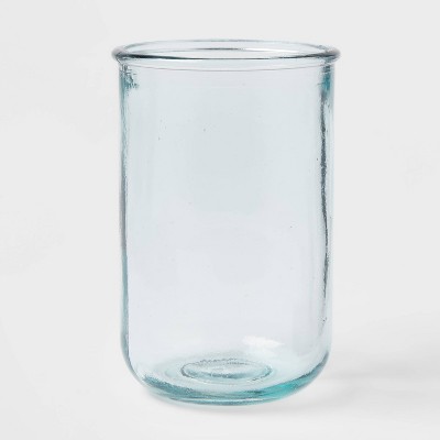 Whole Housewares Drinking Glasses With Glass Straw, Clear : Target