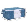 REGALWOVEN Non-Woven Fabric Organizing Bedroom Closet Storage Bags with Handles 2 Pcs - 2 of 4