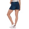 Rekucci Secret Figure Women's Slimming Pull-On Jean Shorts with Snap Waist and Pockets – Summer Casual - 3 of 4