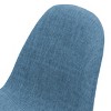 PAGED Mid-Century Dining Chairs Set of 2 Upholstered Living Room Chairs with Metal Legs for Living Room - 4 of 4