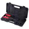 Yescom 5in1 Pex Crimping Tool Crimper Kit 3/8" 1/2" 5/8" 3/4" 1" Plumbing Copper Ring Red - 2 of 4