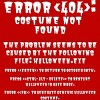 Men's Design By Humans Halloween Error 404 Costume Not Found Apparel, Funny Geeky By khaledned99 T-Shirt - 2 of 4