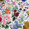 Wrapables Waterproof Vinyl Stickers for Water Bottles, Laptop, Phones, Skateboards, Decals for Teens, 80pcs, Floral Bouquet - 4 of 4