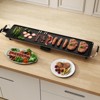 Tangkula 39.5" Extra Large Electric Griddle Portable Teppanyaki Grill with 2 Cooking Surface 4-Level Thermostat Control & Removable Drip Tray - 2 of 4