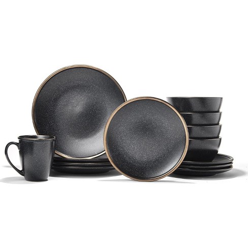 American Atelier Varda Round Dinnerware Set 16 piece Stoneware