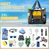 Mesh Beach Bag - Large Tote Bag for Family, Toys & Vacation Essentials - 3 of 4