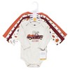 Hudson Baby Unisex Baby Cotton Long-Sleeve Bodysuits, Hello Fall - 2 of 4