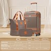 3-Piece Hardshell Carry-On Luggage Set with Spinner Wheels, TSA Lock, Duffel & Toiletry Bag – 20" Suitcase for Travel –Cuddlewood - 4 of 4