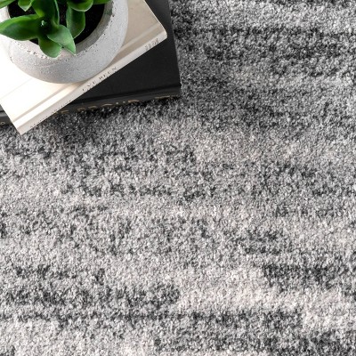 Sherill Gray 2' x 6' Synthetic Runner Rug