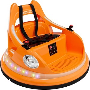 Bumper Car for Kids, 12V Electric Ride-On Car for Toddlers with Remote Control, Led Lights, 360-Degree Spin - 1 of 4
