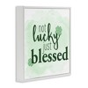 Stupell Industries Just Blessed Green Shamrocks, 24" x 24" - 3 of 4