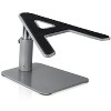 Mount-It! Height Adjustable Laptop Stand For Desk | Properly Positions Head, Neck, Back & Wrists to Reduce Aches While Working | No Assembly Required - 3 of 4