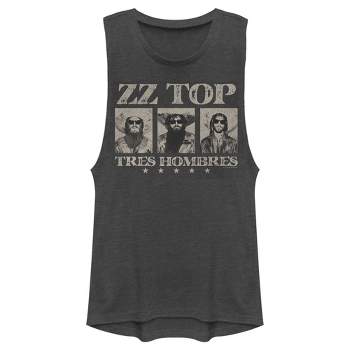 Juniors Womens ZZ TOP Tres Hombres Festival Muscle Tee