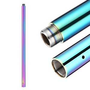 Yescom 3.4 FT New Chrome Dancing Pole Extension for 45 mm Professional Pole Fitness Spinning Pole Accessories, Colorful - 1 of 4