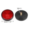 Unique Bargains Round Screw-on Safety Spoke Reflective Reflectors 1.73" Red 8 Pcs - 4 of 4