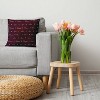 16"x16" Valentine's Day Love Dream Square Throw Pillow Burgundy - e by design - 3 of 4