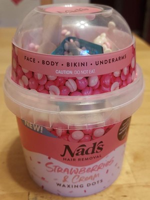 Nad's Strawberry & Cream Waxing Dots