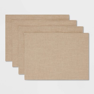 4pk Cotton Linen Blend Holiday Placemats - Threshold™