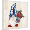 Amanti Art 22"x22" American Gnome V by Yvette St. Amant Framed Canvas Wall Art Print - 2 of 4