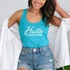 Simply Sage Market Women's Hustle Hard Graphic Racerback Tank - 2 of 3