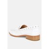 Oglavia Studs Embellished Leather Loafers - 3 of 4