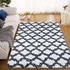 Modern Soft Fluffy Living Room Rugs, Plush Non Slip Non Shedding Throw Carpet for Nursery Bedroom Payroom - 2 of 4