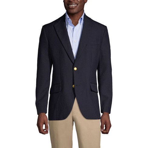 Lands' End School Uniform Men's Hopsack Blazer - image 1 of 4