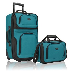 U.S. Traveler Rio 2pc Expandable Softside Carry On Luggage Set - 1 of 4
