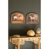 Wall Art 16"H - Framed Horse Prints Under Glass Rustic Wall Decor, Set of 2 by Kalalou - 3 of 3
