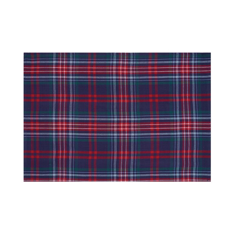 C&F Home 27' X 18" Douglas Plaid Woven Cotton Kitchen Dish Towel, Red White and Blue Plaid, 3 of 5