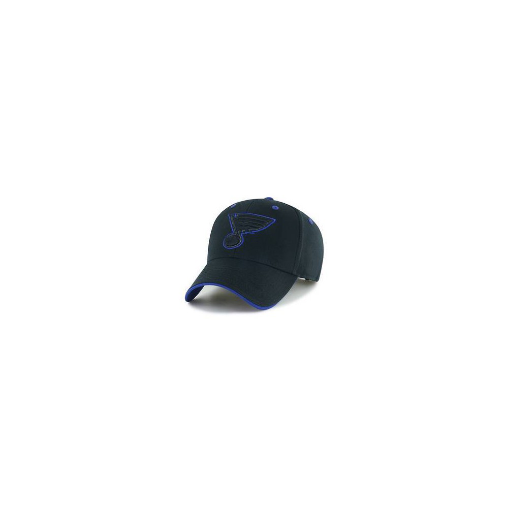 NHL St. Louis Blues Black Money Maker Snap Hat: Cotton Adjustable Baseball Cap