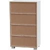 Kings Brand Furniture - Kids Toy Storage Organize, Children Bookcase with Drawers, White/Blue - 3 of 4