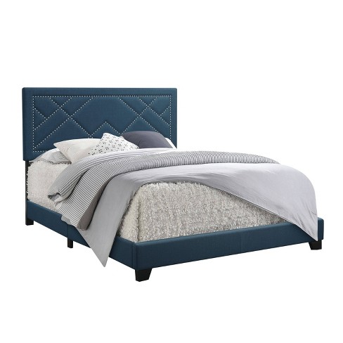 Eastern King Ireland Ii Bed Black - Acme Furniture : Target