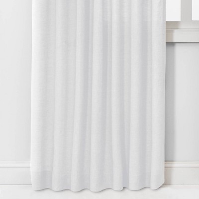 Threshold Linen Blend Light Filtering Curtain Panel