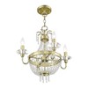 Livex Lighting Valentina 4 - Light Chandelier in  Winter Gold - 4 of 4