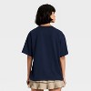Latino Heritage Month Adult Graphic Frida Kahlo Short Sleeve T-Shirt - Navy Blue - 3 of 3