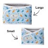 Anna & Eve® - Baby Swaddle Strap®, Adjustable Arms Only Wrap for Safe Sleeping - Small Size Fits Chest 13.5 to 17, Owls Blue/Green - 3 of 4