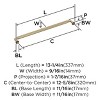 Amerock Cowrie Pull for Cabinets, Drawers, and Furniture - 3 of 4