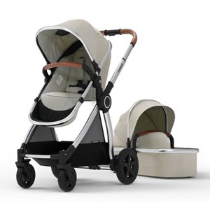 Mompush Ultimate 2 Full Size Stroller with Bassinet - 1 of 4