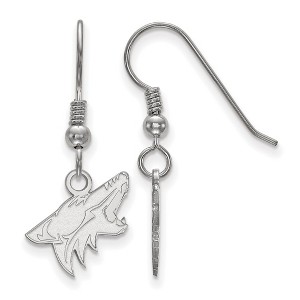 Black Bow Jewelry Sterling Silver Arizona Coyotes NHL Dangle Earring - 1 of 3
