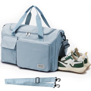 Luupatchy Carry On Weekender Backpack With Shoe Compartment, For Travel, Gym，Fishing, Travel Duffle Bag For Women, Men - 1 of 4