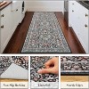Acekool Boho Floral Area Rug Washable Non-Slip Foldable Soft Low Pile for Living Room Bedroom Kitchen - 2 of 4