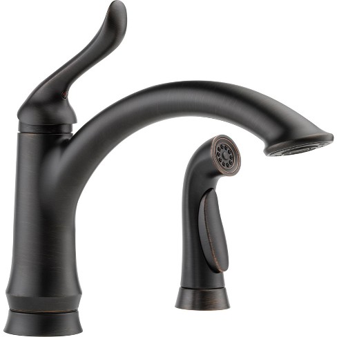 Delta Faucet 4453 Dst Linden Kitchen Faucet With Side Spray And