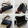 BEAFUP Shoulder Bag for Women Y2K Trendy Purse Vegan Leather Hobo Handbags Clutch Saddle Bag with 2 Removable Strap - 4 of 4